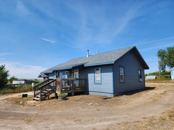 a view of a house with a patio
