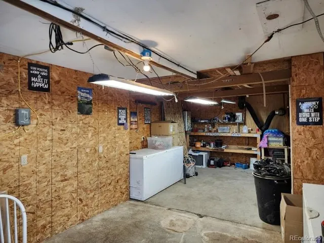 a view of storage and utility room