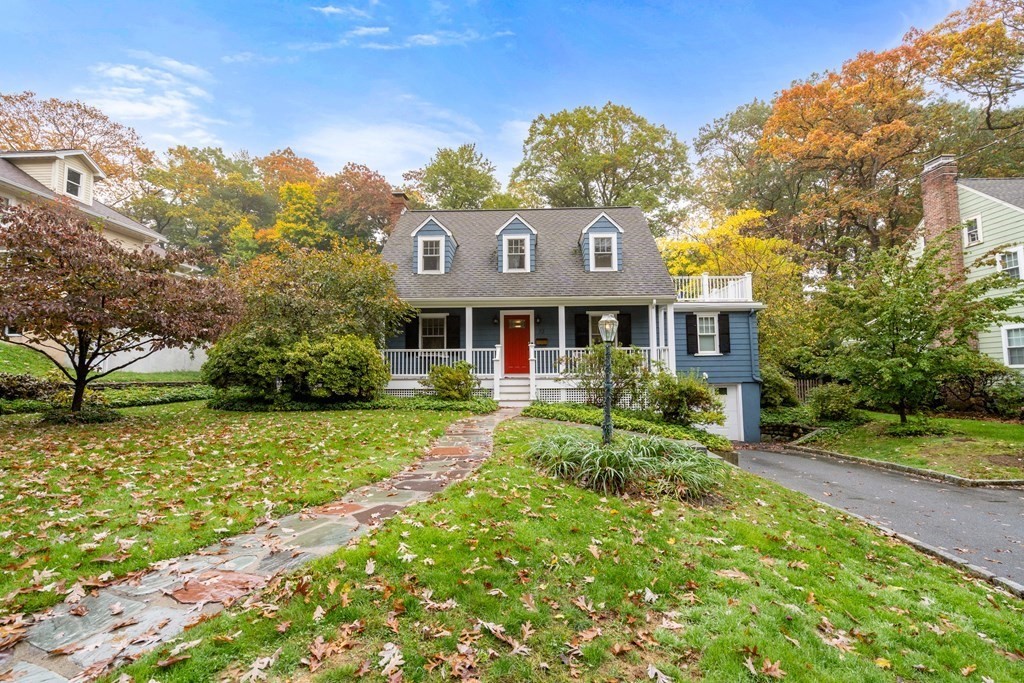 32 Verndale Road Newton, MA 02461 - Photo 32 of 33 a front view of a house with a yard