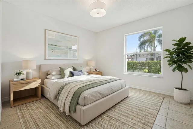 a view of a room with white walls