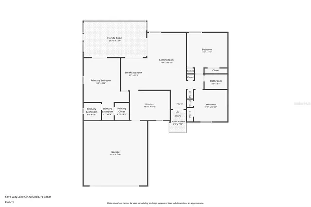 $395,000 | 5119 Lazy Lake Circle, Orlando, FL 32821