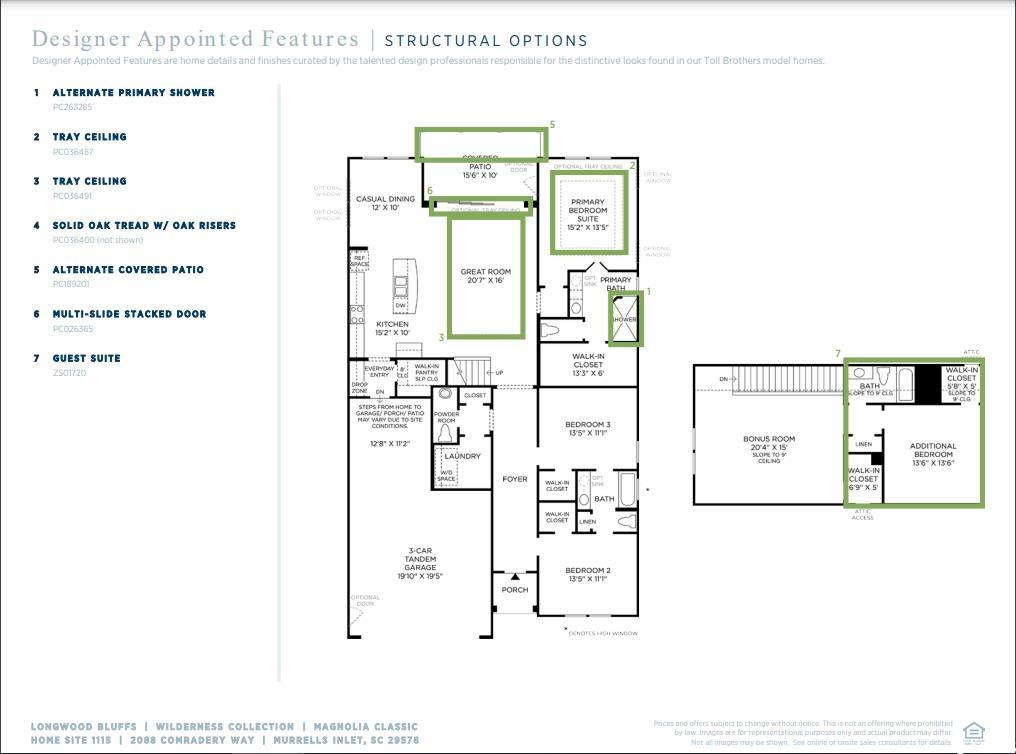 2088 Comradery Way Murrells Inlet, SC 29576 - Photo 3 of 9 Plan