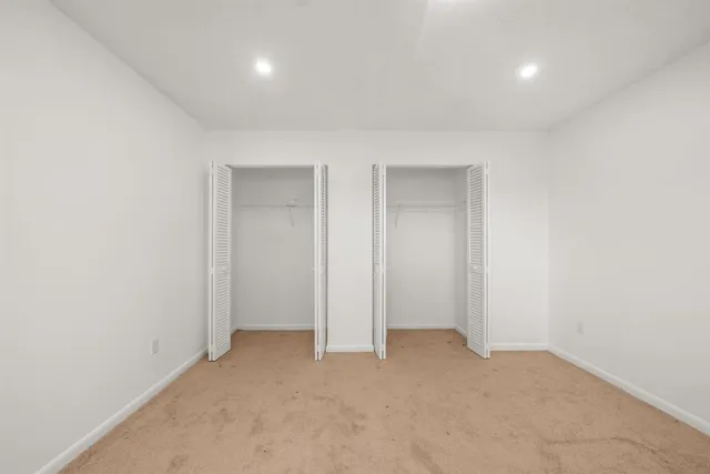 an empty room with a empty space