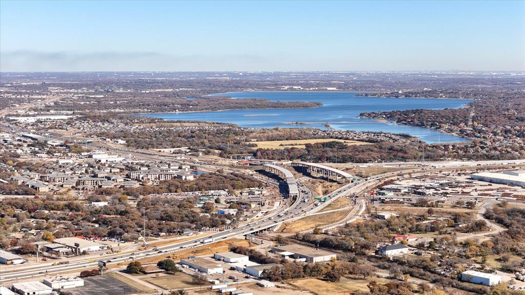 6851 Anglin Drive, Unit 1 Forest Hill, TX 76140 - Photo 6 of 16 an aerial view of residential building and lake view