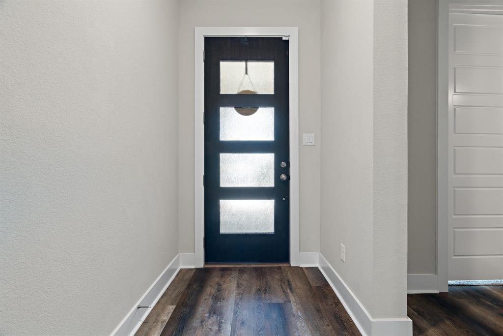 1821 Stonewall Road Argyle, TX 76226 - Photo 4 of 40 Modern entry door with four frosted glass panels