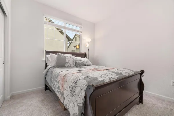 a view of hallway with stairs