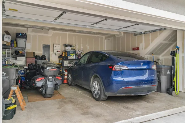 a view of water heater room
