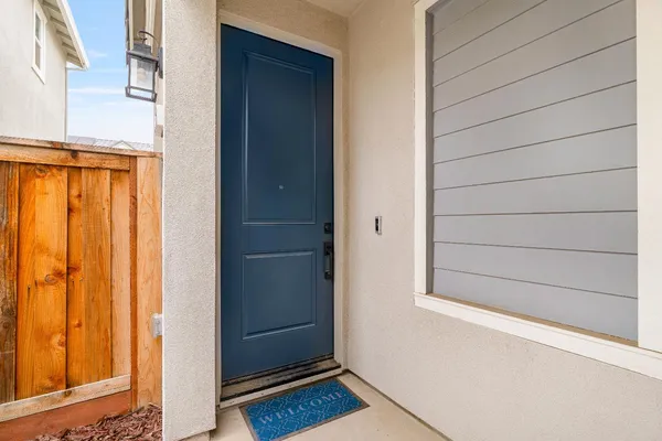 a view of front door