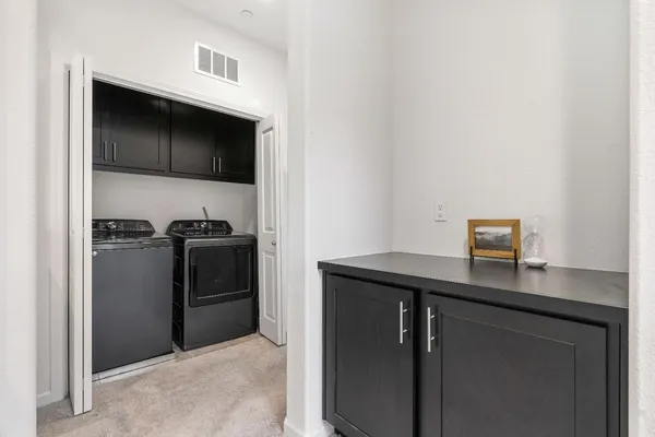 a view of storage and utility room