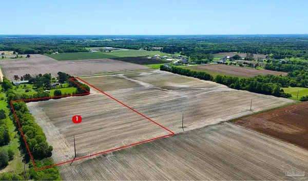 an aerial view of outdoor space