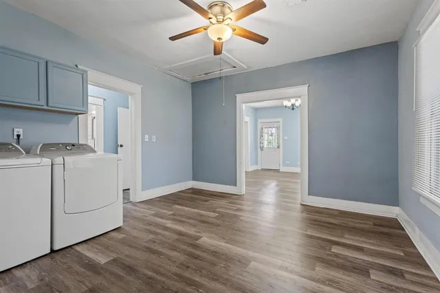 a view of livingroom with hardwood