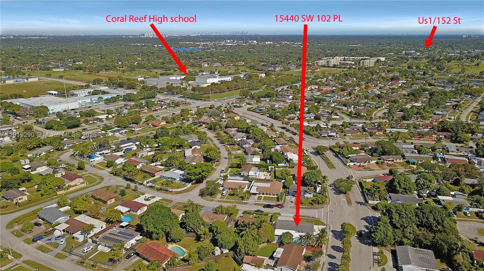 15440 Southwest 102nd Place Miami, FL 33157 - Photo 28 of 30 a flag is sitting in the middle of the yard