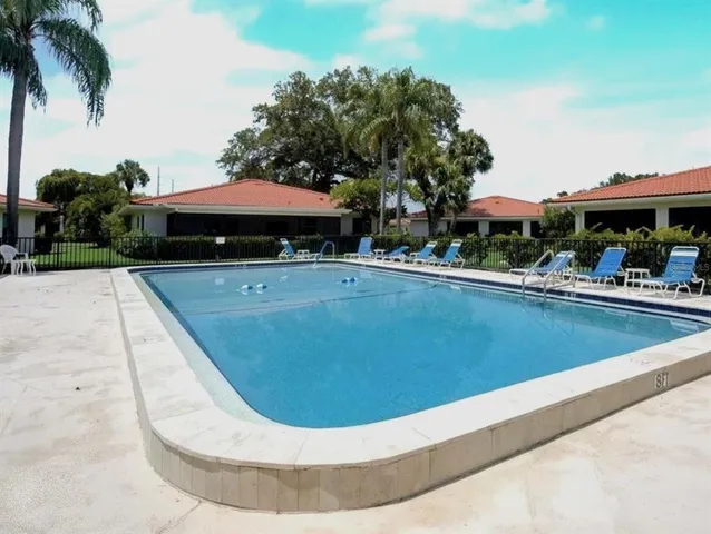 a view of outdoor space yard and swimming pool