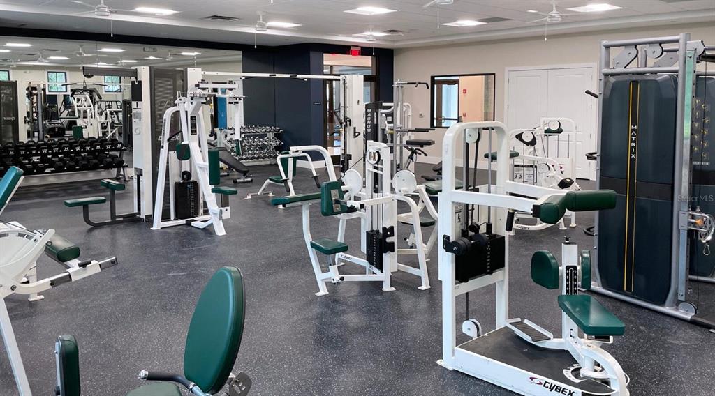 5107 Greencroft Road, Unit 23 Sarasota, FL 34235 - Photo 25 of 35 a view of a room with gym equipment