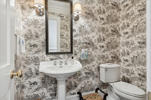 a view of a park with a tree in the background