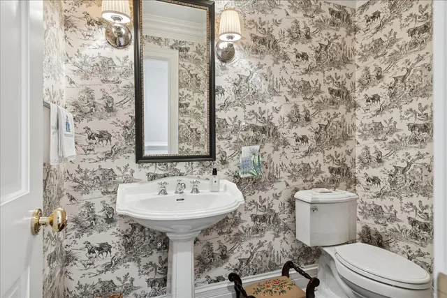 a view of a park with a tree in the background