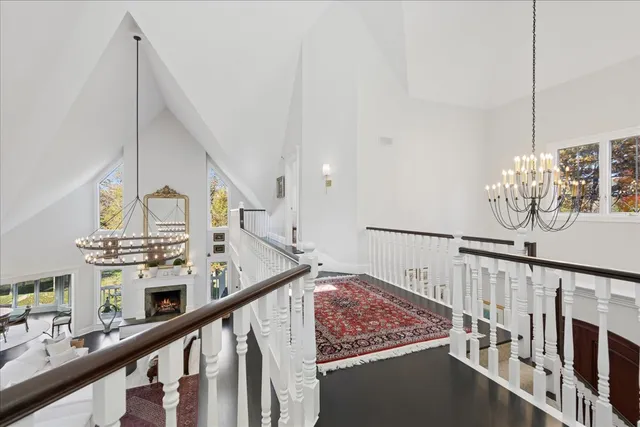 a view of a trees with a park