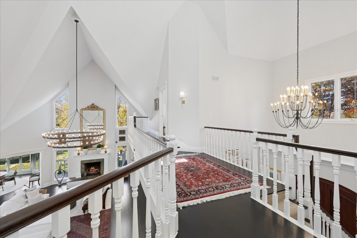 166 North Buckley Road Barrington Hills, IL 60010 - Photo 46 of 86 a view of entryway and hall with wooden floor