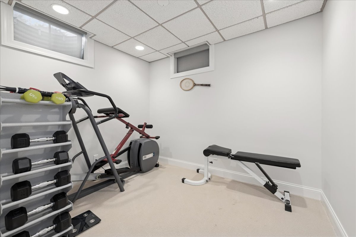 166 North Buckley Road Barrington Hills, IL 60010 - Photo 67 of 86 a view of a room with gym equipment