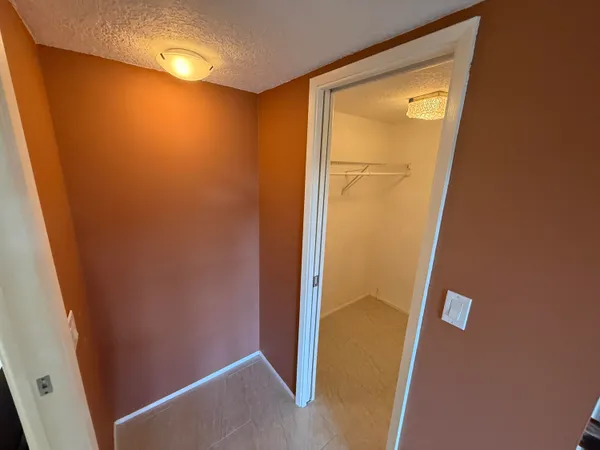 view of a room with door