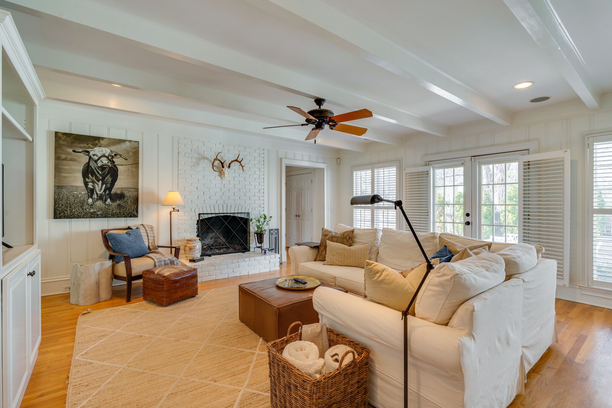 411 Page Road Nashville, TN 37205 - Photo 16 of 53 a living room with furniture fireplace and a large window