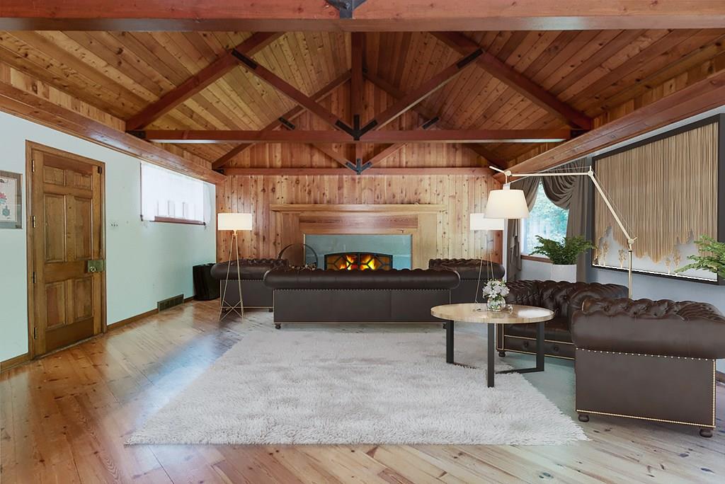 709 Camp Meeting Road Sewickley, PA 15143 - Photo 2 of 18 a living room with furniture and a fireplace