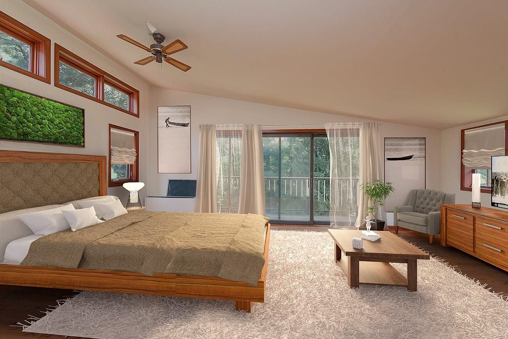 709 Camp Meeting Road Sewickley, PA 15143 - Photo 10 of 18 a bedroom with a bed and a couch next to a window