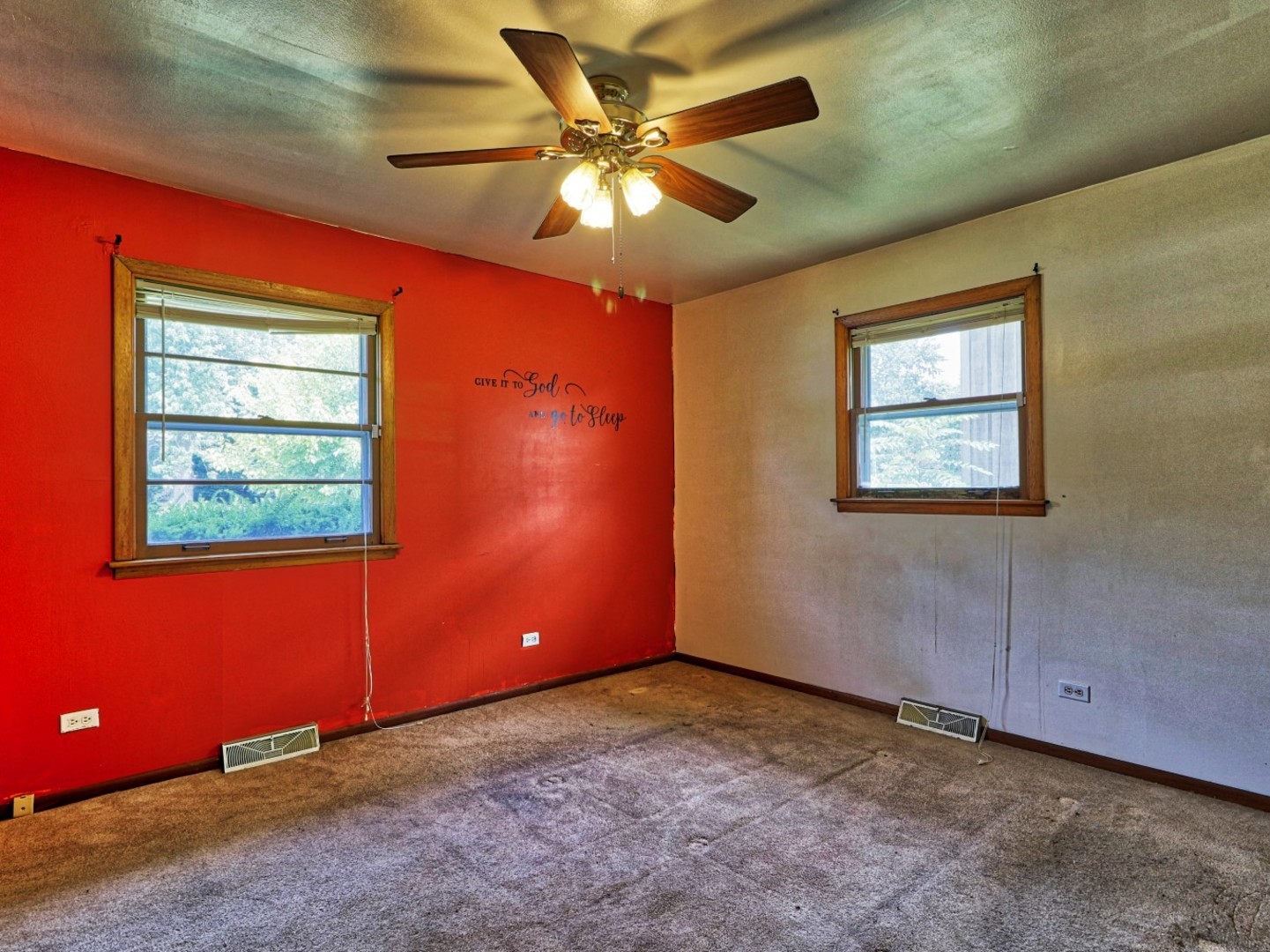 5159 West Margaret Street Monee, IL 60449 - Photo 11 of 13 an empty room with windows and fan