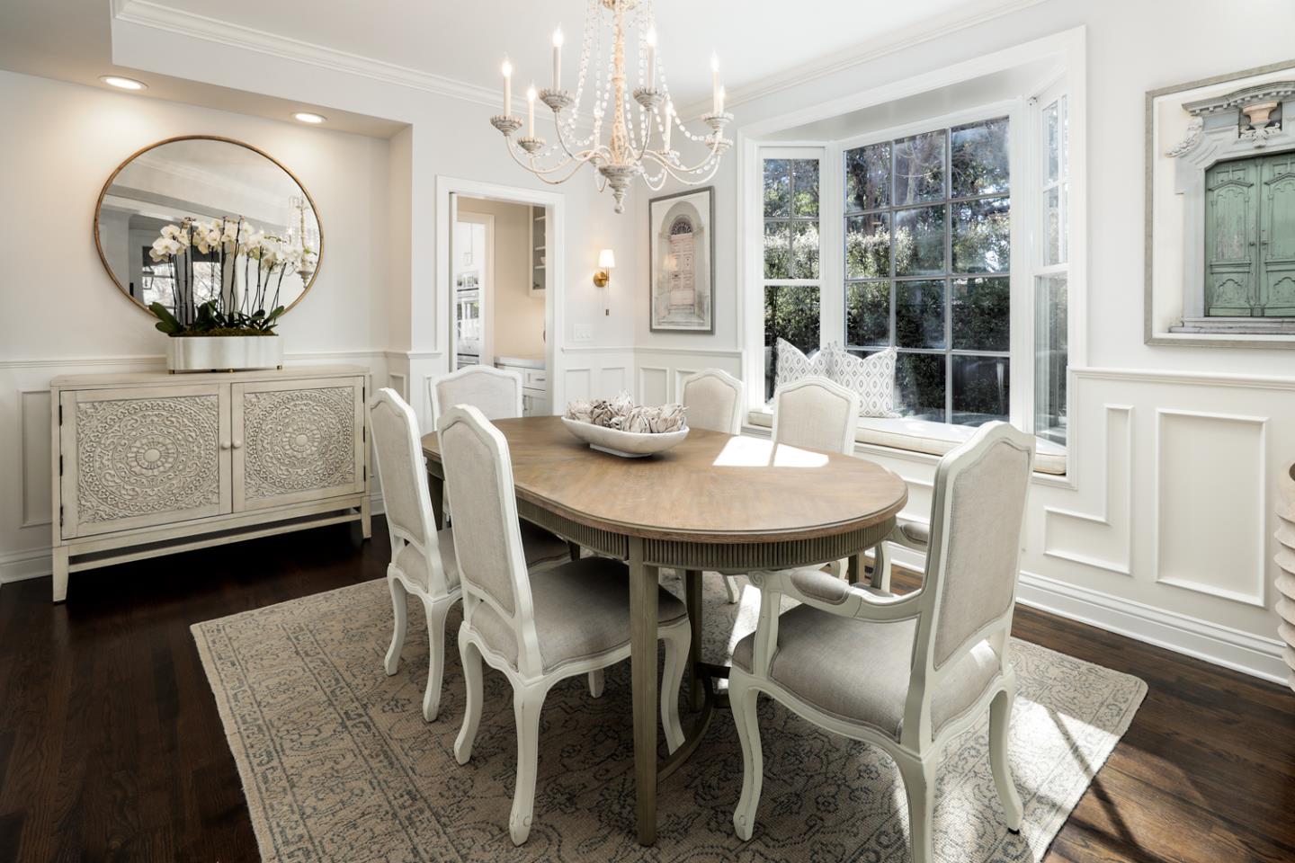 2 Brady Place Menlo Park, CA 94025 - Photo 6 of 39 a view of a dining room with furniture window and wooden floor
