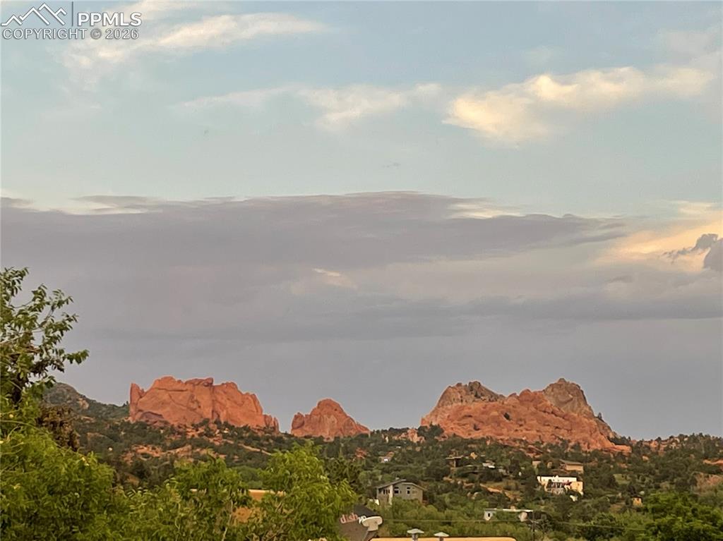 21 Crystal Park Road Manitou Springs, CO 80829 - Photo 13 of 27 Rooftop deck with Garden of the Gods Views