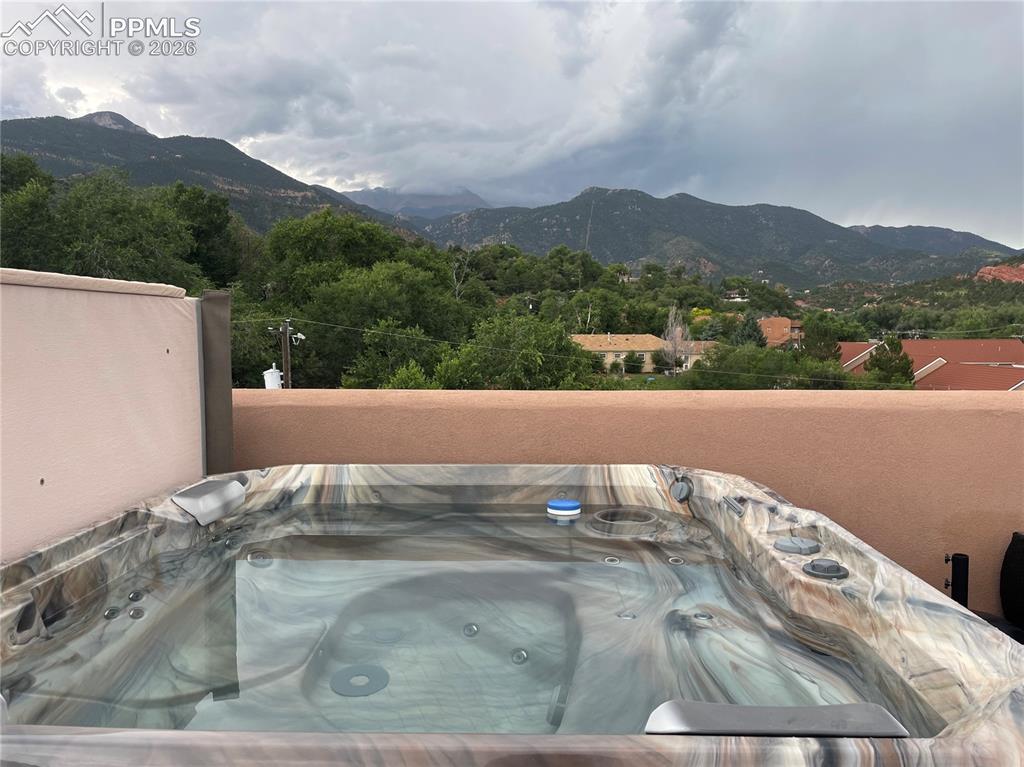 21 Crystal Park Road Manitou Springs, CO 80829 - Photo 26 of 27 Rooftop deck with Pikes Peak Views