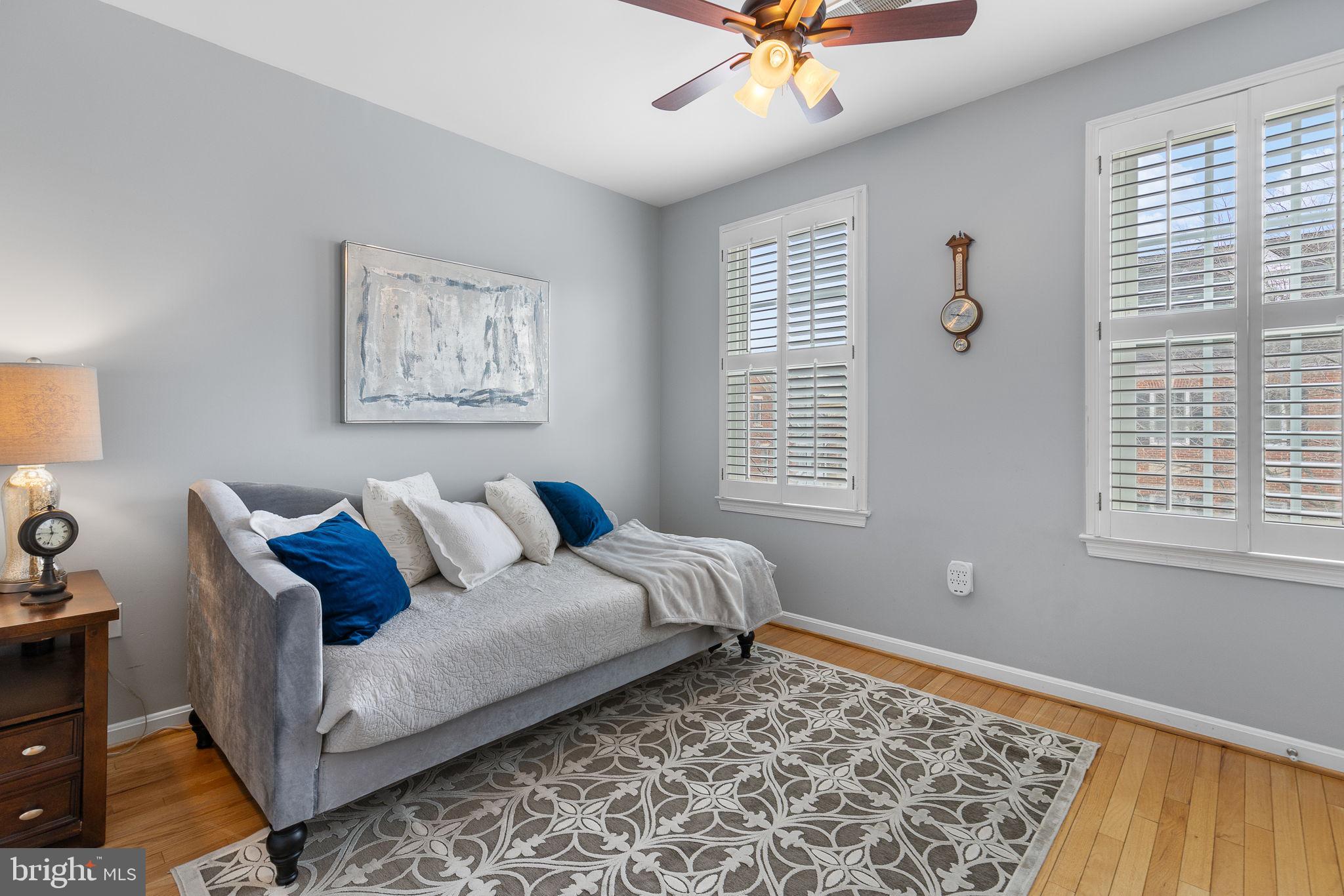 501 Pendleton Street Alexandria, VA 22314 - Photo 28 of 39 Bedroom 2 on upper level w hardwood floors