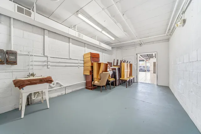 a view of a storage & utility room