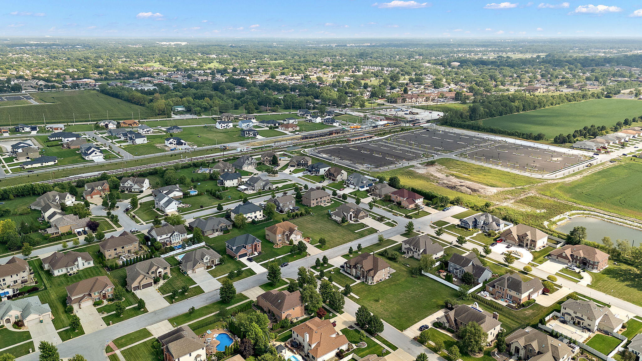 10317 Margo Lane Munster, IN 46321 - Photo 14 of 16 a view of a city with an ocean