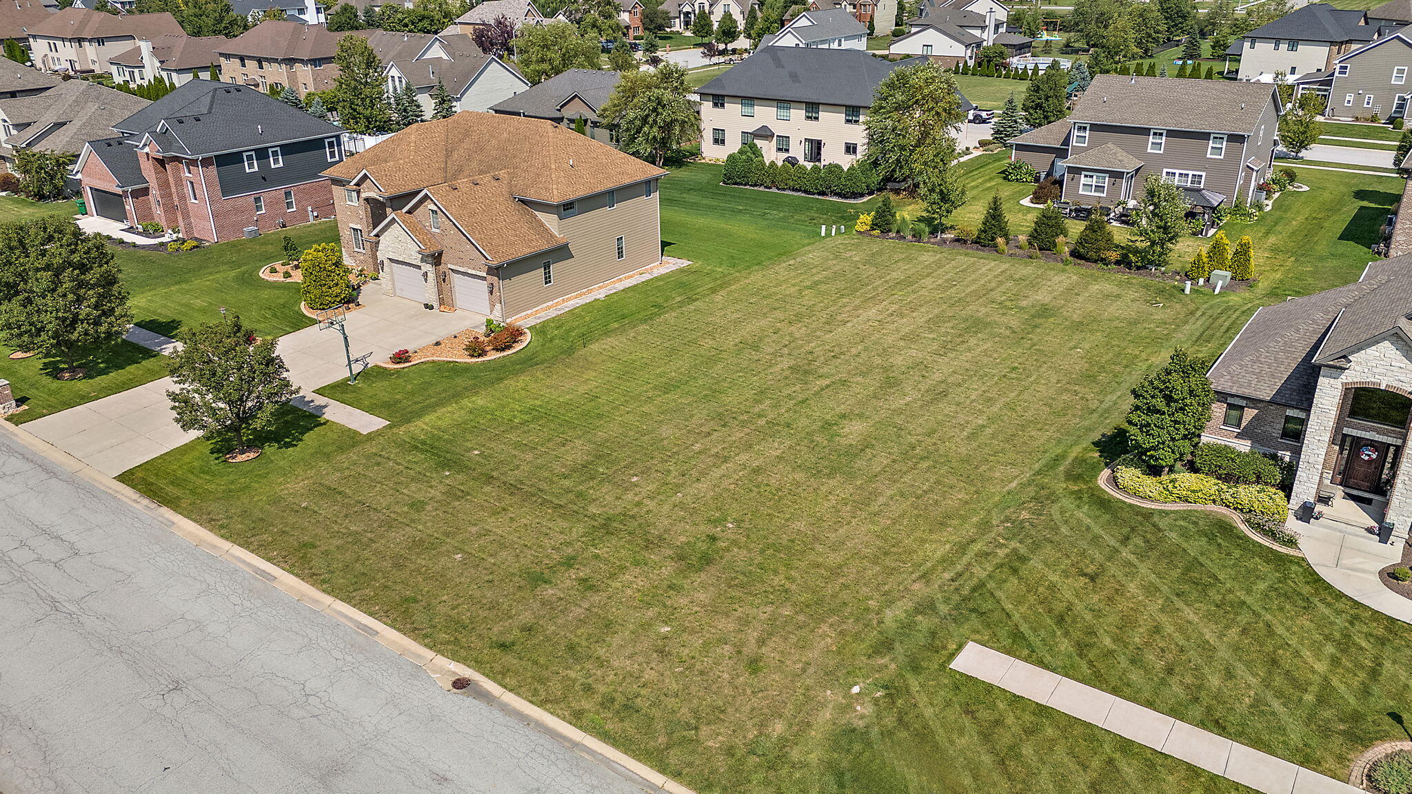 10317 Margo Lane Munster, IN 46321 - Photo 7 of 16 an aerial view of a house with a garden