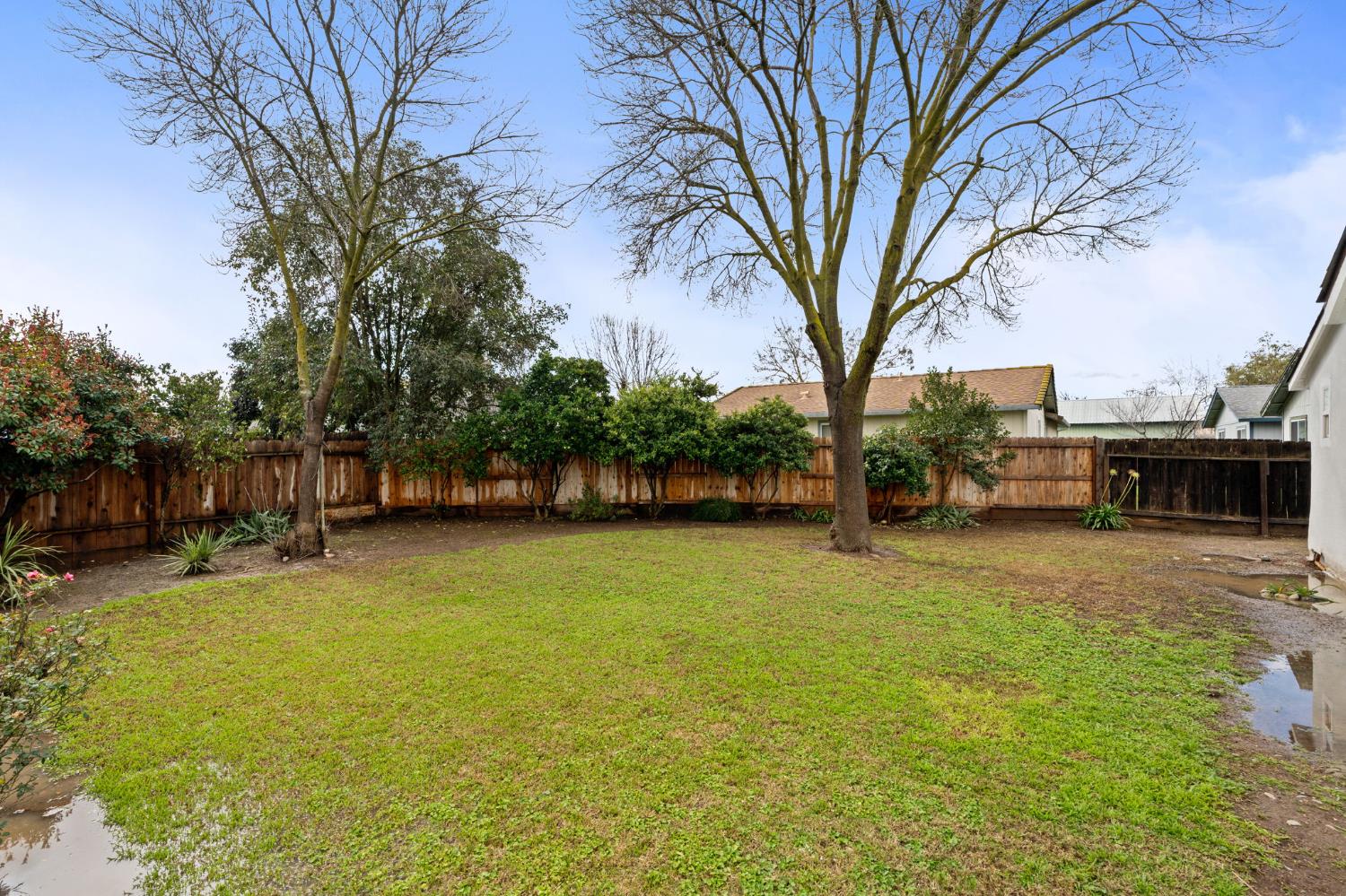 1366 East Alexander Avenue Merced, CA 95340 - Photo 29 of 30 a view of a swimming pool with a patio and a yard