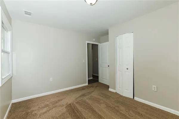 a view of an empty room