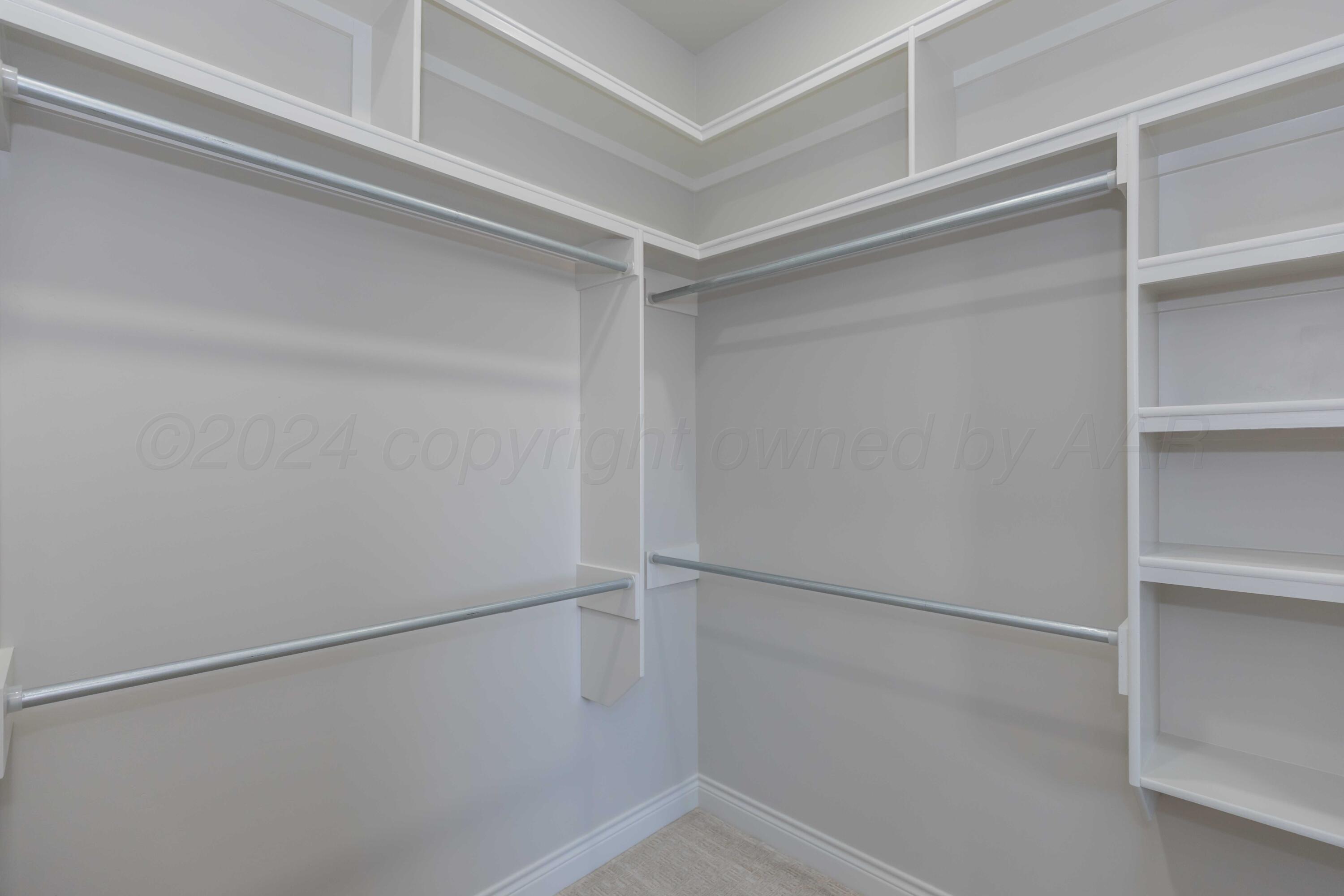 9671 Garrison Creek Drive Amarillo, TX 79119 - Photo 62 of 68 PRIMARY CLOSET VIEW 2