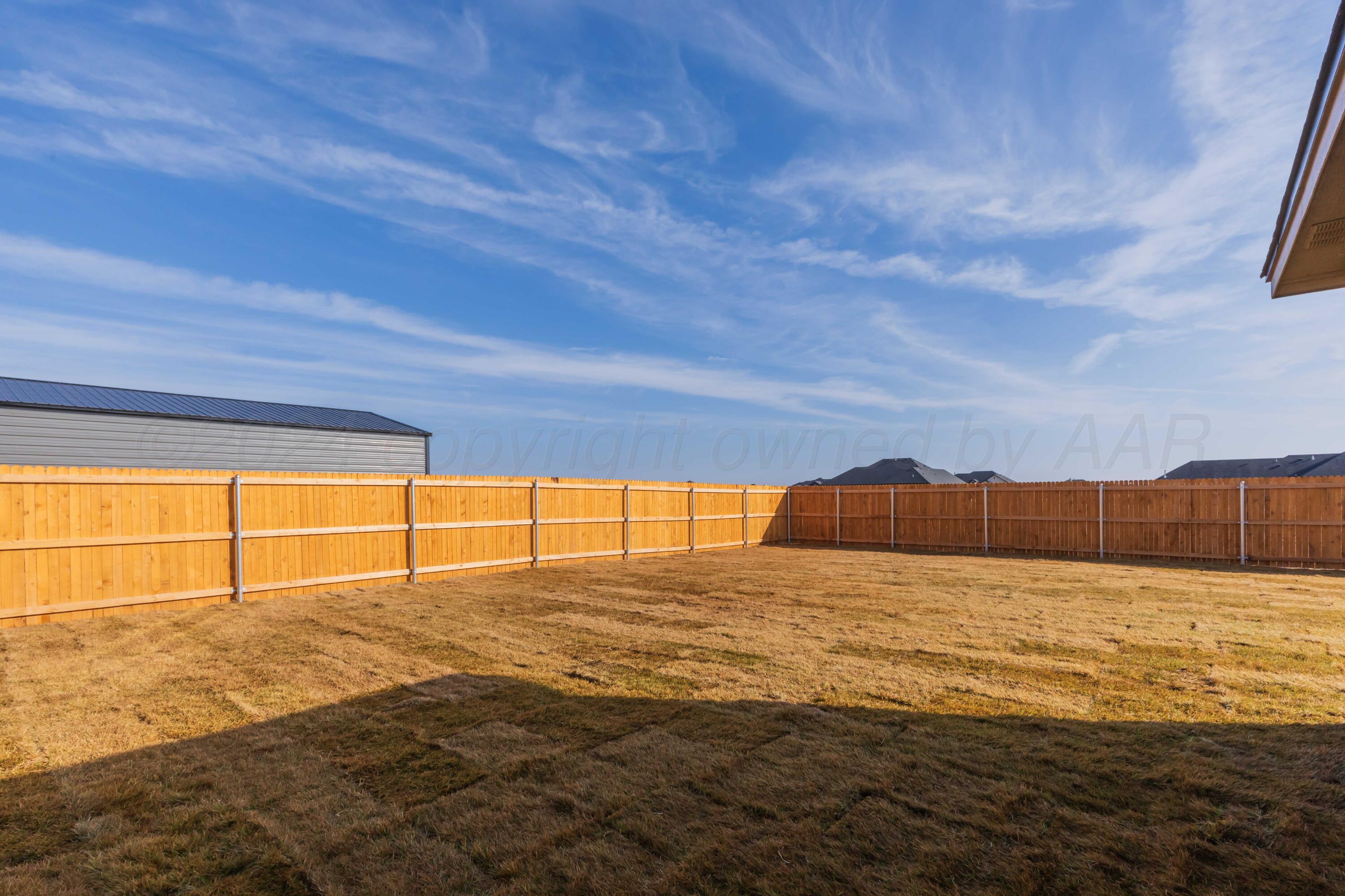 9671 Garrison Creek Drive Amarillo, TX 79119 - Photo 64 of 68 BACKYARD VIEW 1