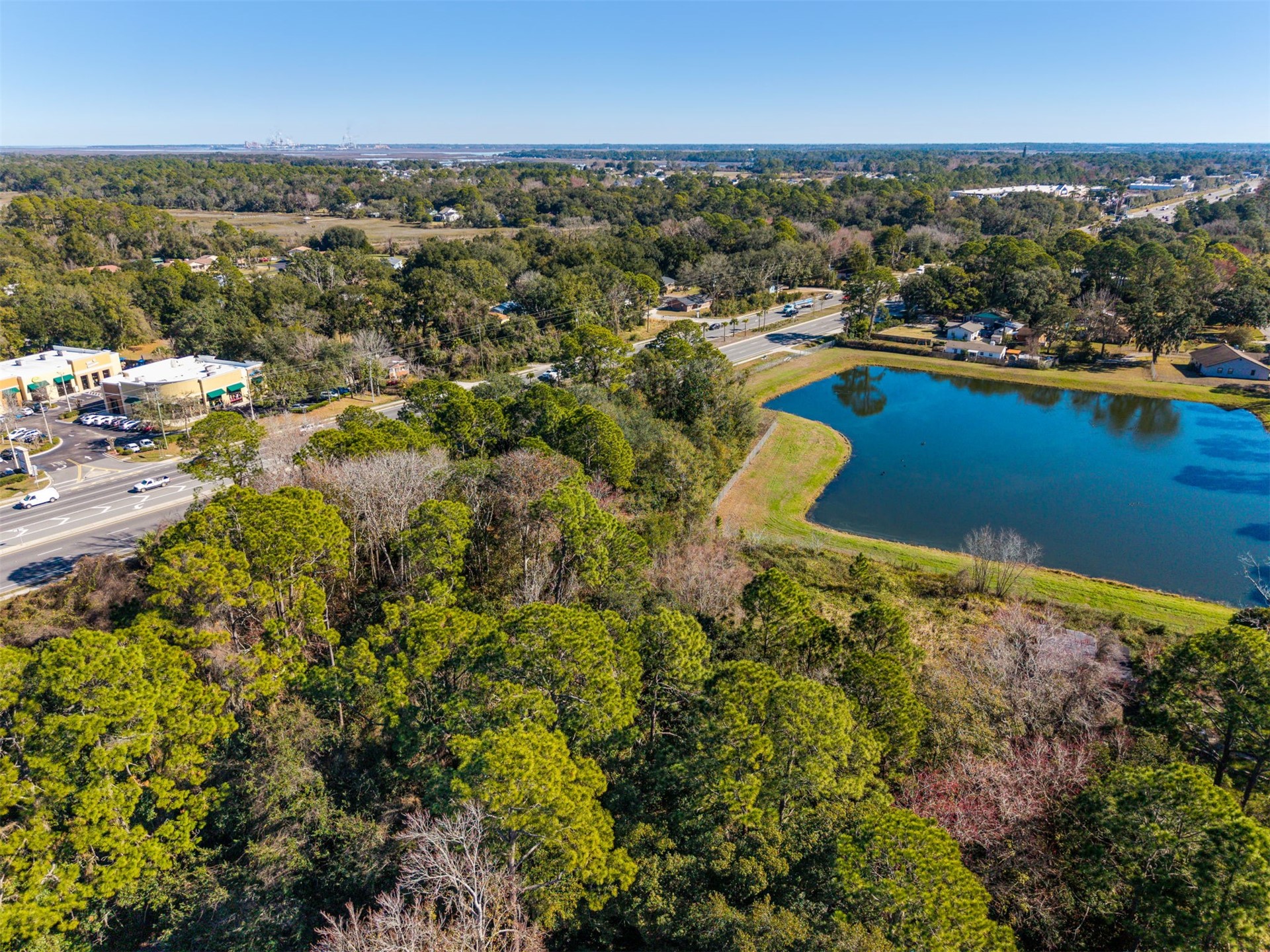 0 A1a State Road 200 Yulee, FL 32097 - Photo 11 of 31 an aerial view of a house with a lake view