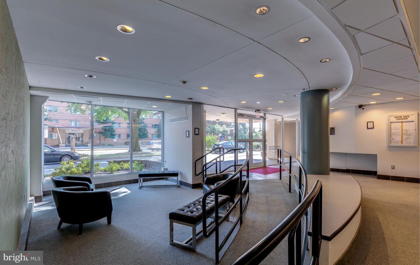 4401 Cherry Hill Road, Unit 66 Arlington, VA 22207 - Photo 21 of 29 a living room with furniture and a large window