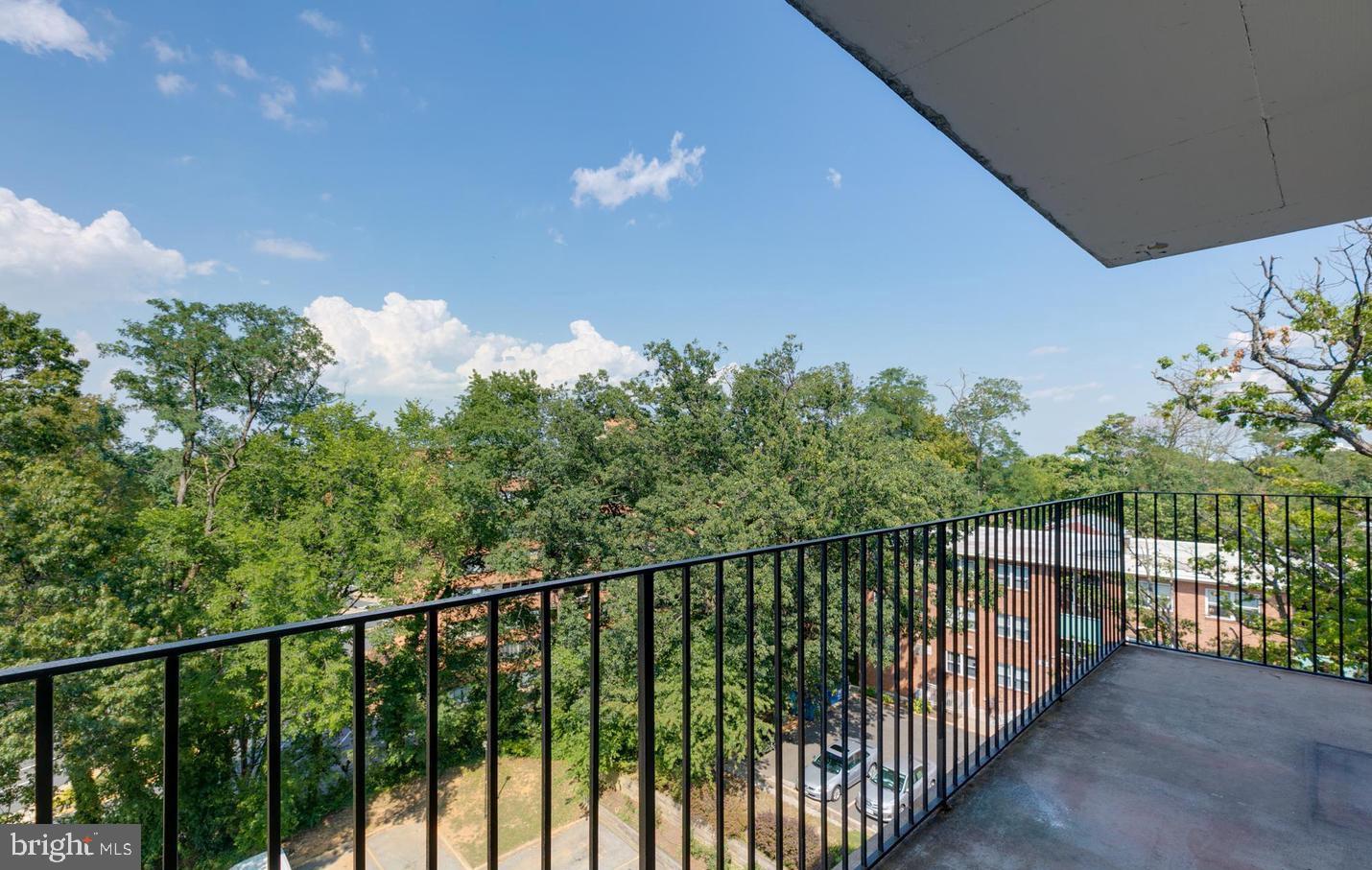 4401 Cherry Hill Road, Unit 66 Arlington, VA 22207 - Photo 25 of 29 a balcony with trees in the background