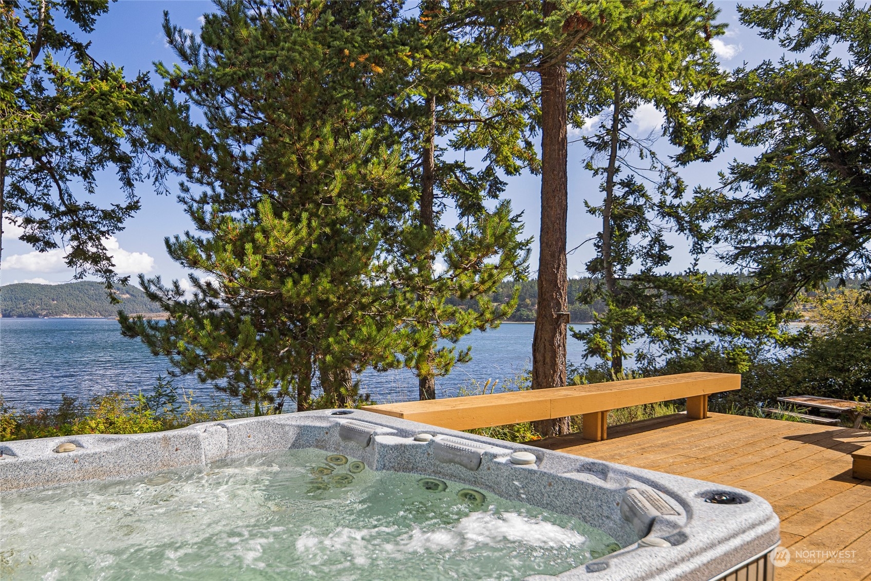 1045 Port Stanley Road Lopez Island, WA 98261 - Photo 26 of 40 a view of swimming pool with a yard