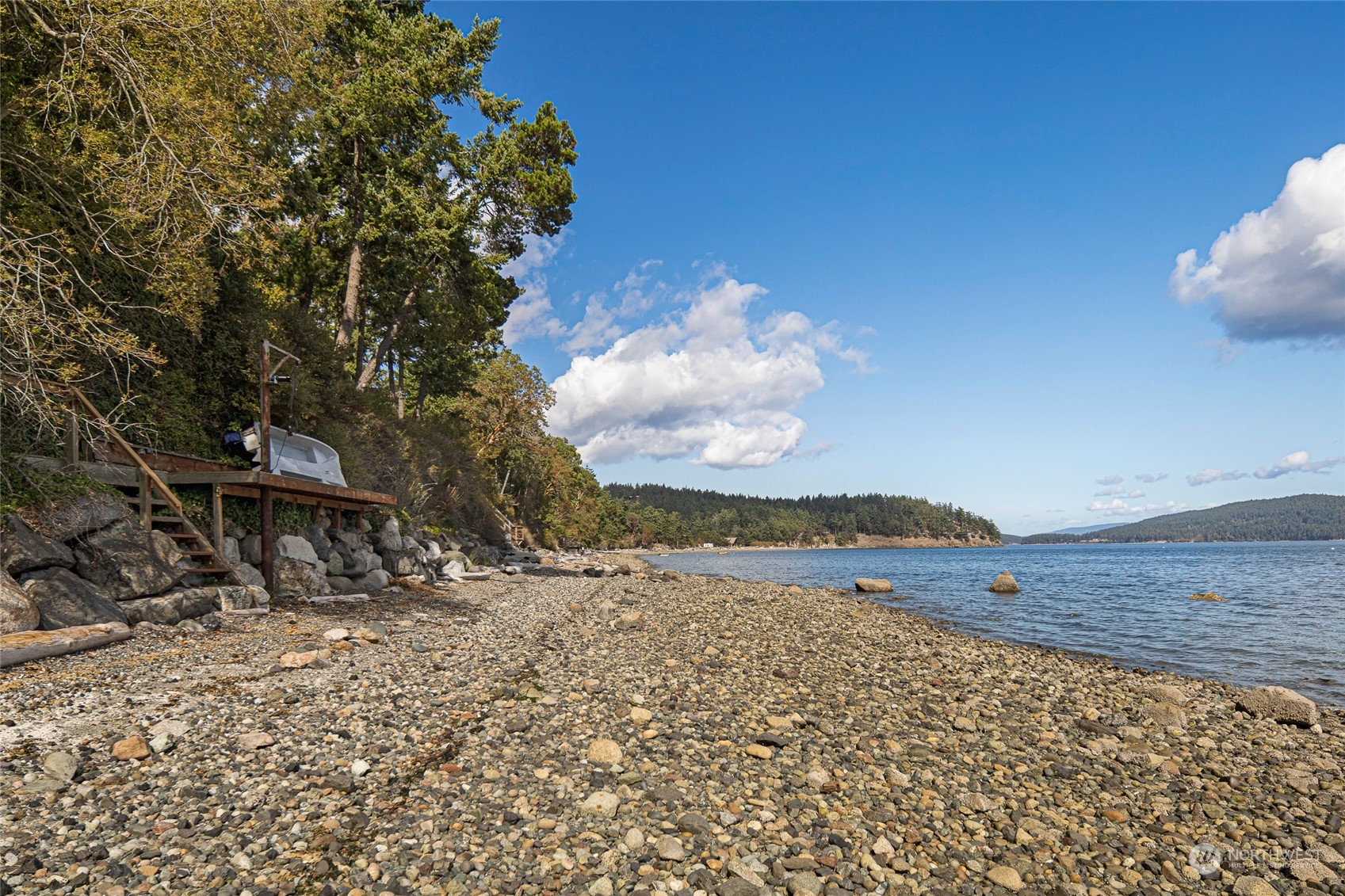 1045 Port Stanley Road Lopez Island, WA 98261 - Photo 33 of 40 a view of ocean view with beach