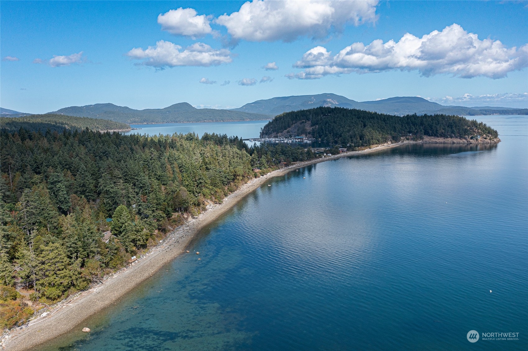 1045 Port Stanley Road Lopez Island, WA 98261 - Photo 38 of 40 a view of a lake and a mountain