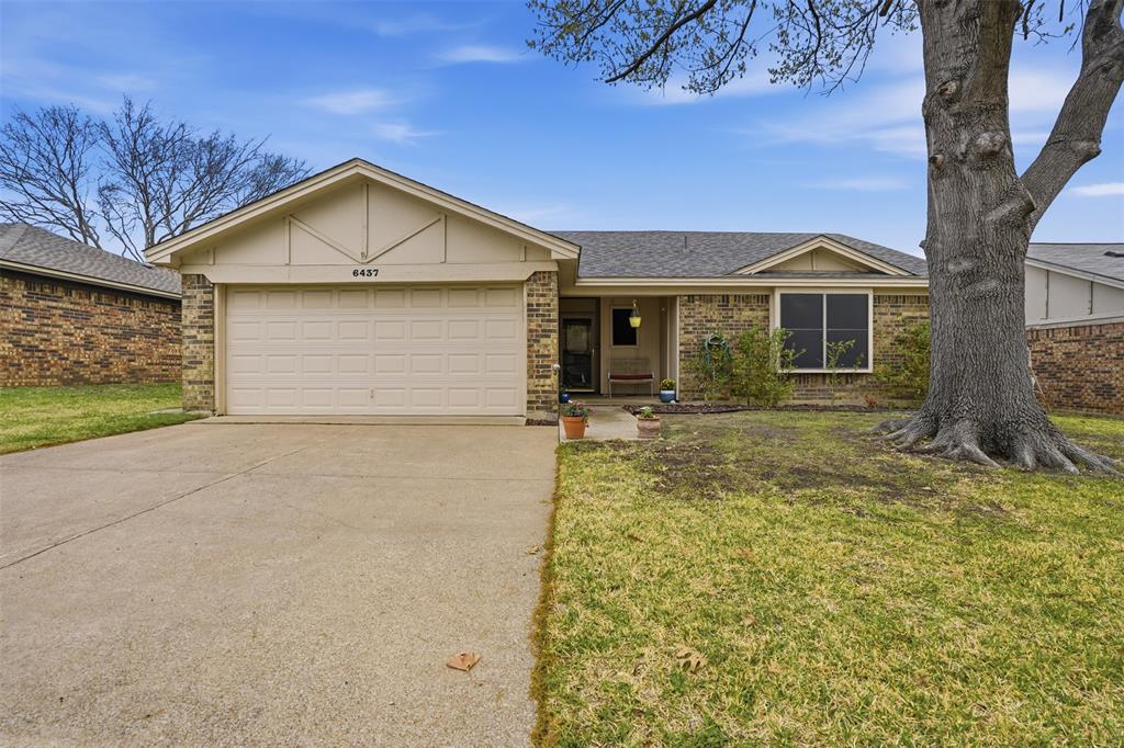 6437 High Lawn Terrace Watauga, TX 76148 - Photo 1 of 21 a view of a house with a yard