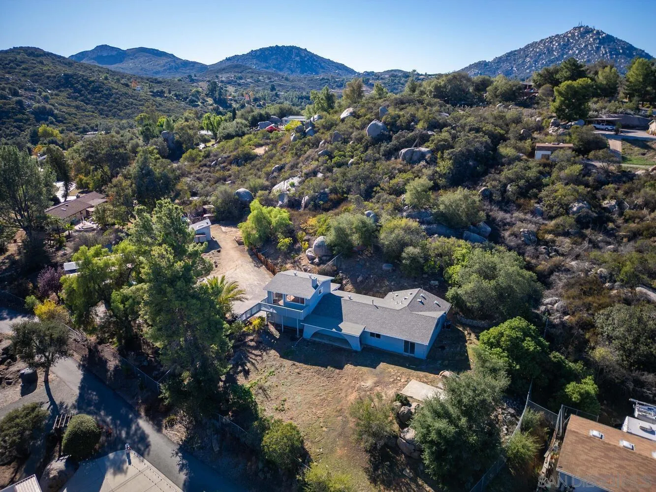 18435 Chablis Road Ramona, CA 92065 - Photo 29 of 49 an aerial view of a house with a garden