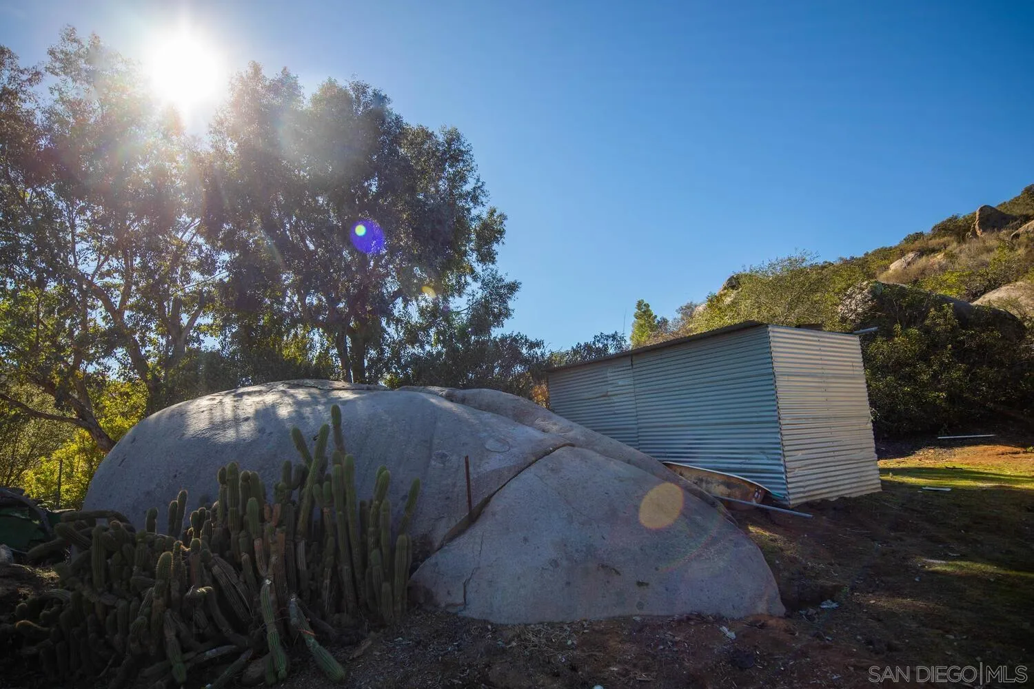 18435 Chablis Road Ramona, CA 92065 - Photo 46 of 49 a view of a backyard of the house