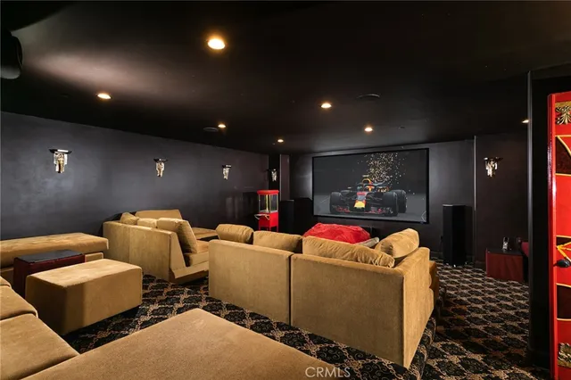 a bed room with a bed and a couch