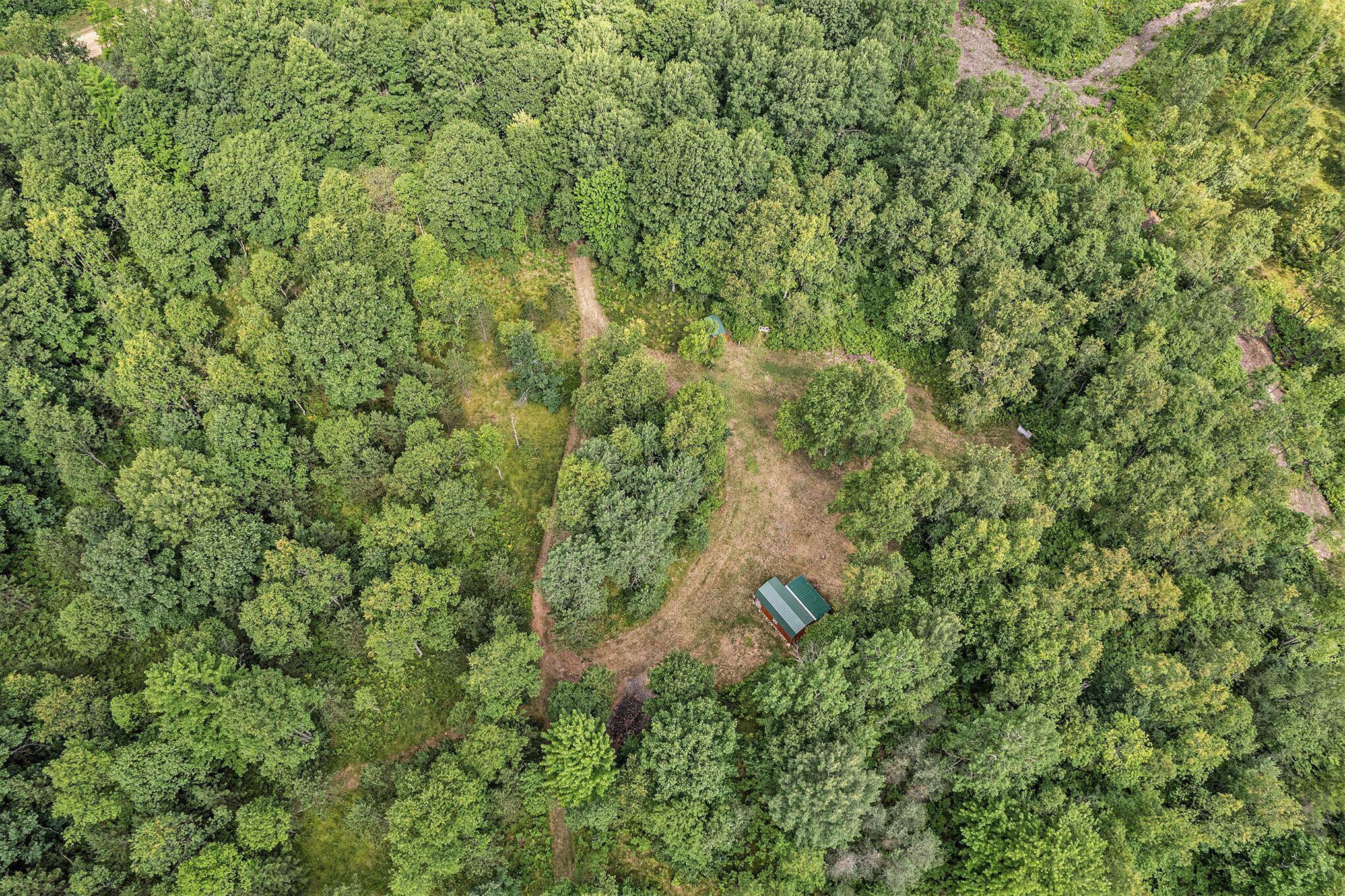40-acres North Larson Road Free Soil, MI 49411 - Photo 54 of 58 Aerial Cabin